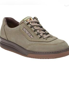 Mephisto Rush Runoff Air Jet Men’s Shoes Size US 9.5 Taupe Beige Sneakers